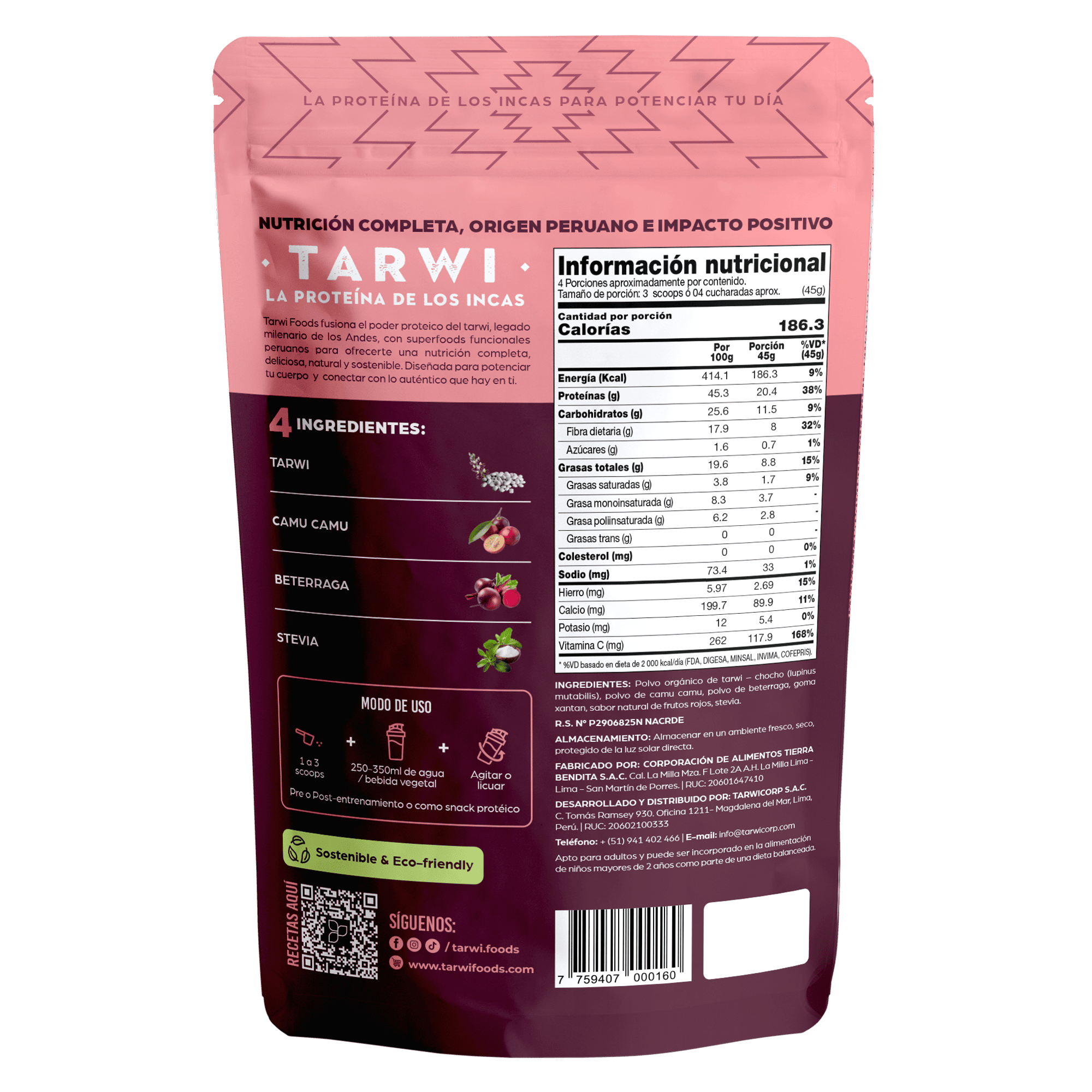 Camu camu 200g atras